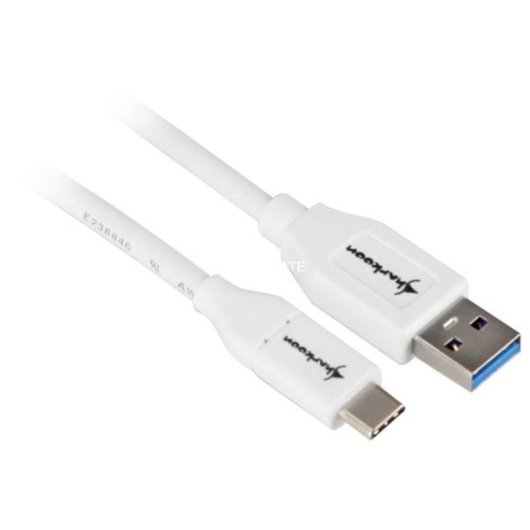 Sharkoon USB-Datenkabel USB-A auf USB-C USB 3.1 Gen 2 10 Gbit/s 1 m