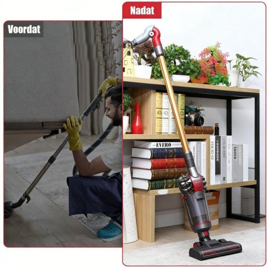 Adattatore angolare Blossom compatibile con Dyson V7 V8 V10 V11 V15 90° Rosso