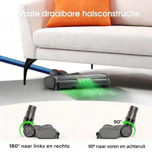 Cepillo de aspiradora Blossom con luces LED para Dyson V7/V8/V10/V11/V15
