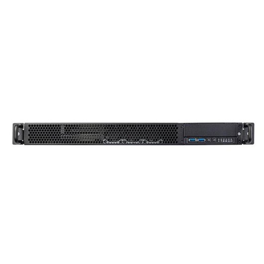 Servidor SilverStone SST-RM100 chassis rack 1U ATX preto 2x USB 3.0