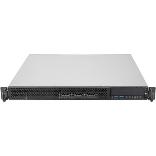 Servidor SilverStone SST-RM100 chassis rack 1U ATX preto 2x USB 3.0