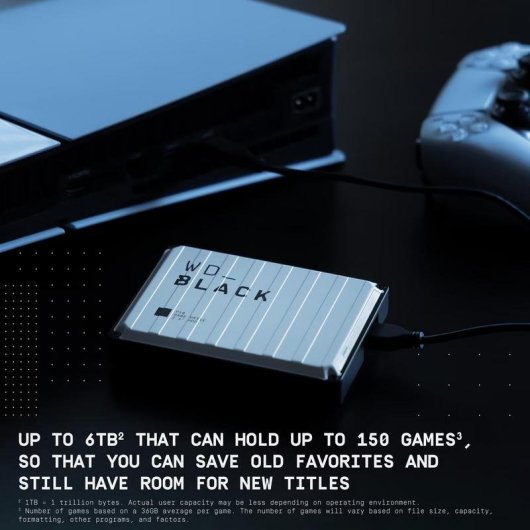 Disque Dur WD BLACK P10 Game Drive 6TB HDD USB pour gaming