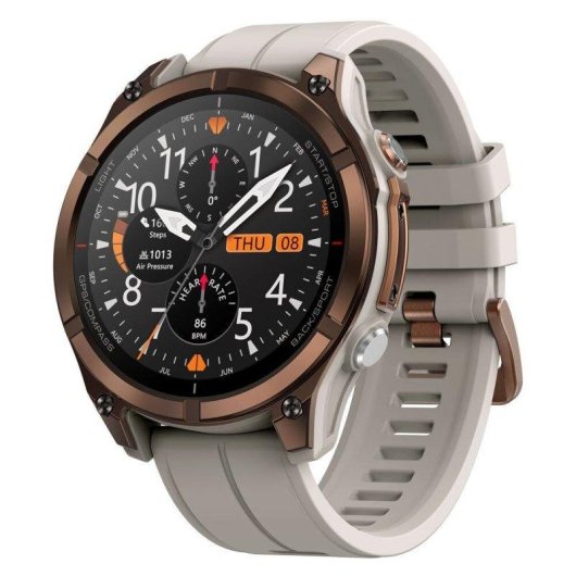 Zeblaze Stratos 4 Pro GPS Bluetooth 1,43'' Bronzo Resistente 5ATM IP69K SpO2 Cardio