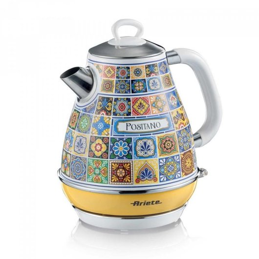 Tetera eléctrica Ariete POSITANO 2869 1,7 L 2200 W Acero inoxidable multicolor