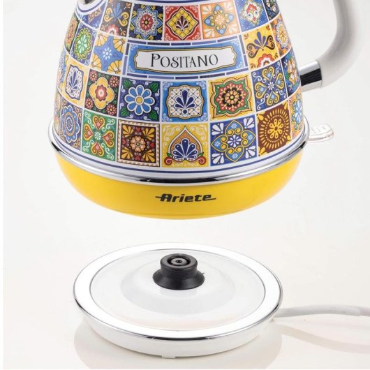 Tetera eléctrica Ariete POSITANO 2869 1,7 L 2200 W Acero inoxidable multicolor
