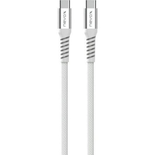 Cable Nevox USB-C 2.0 240W Emarker 1 metro blanco
