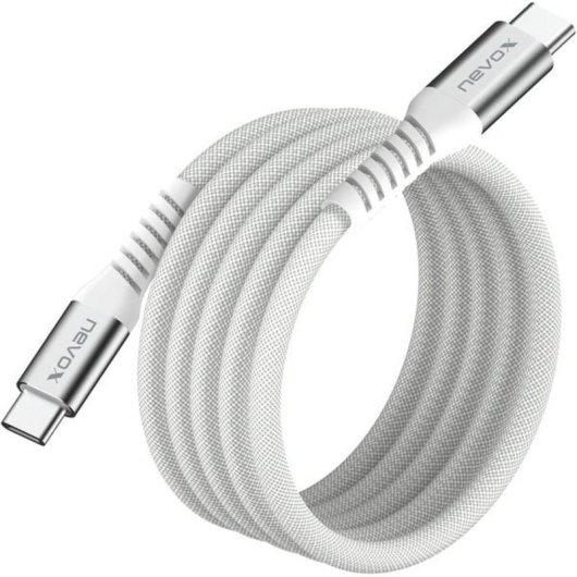 Cable Nevox USB-C 2.0 240W Emarker 1 metro blanco
