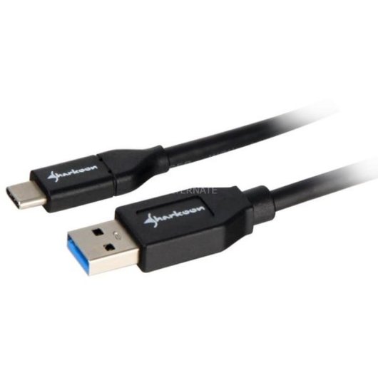 Sharkoon USB 3.1 Gen 2 Kabel USB-A auf USB-C 1 m