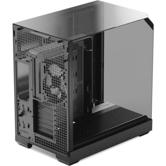 Caja PC APNX V2 Torre Midi ATX Negra con Panel Vidrio Templado Y RGB