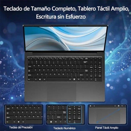 Portátil Funyet 15,6" Intel Core M3-8100Y 16GB 512GB SSD Windows 11 Pro