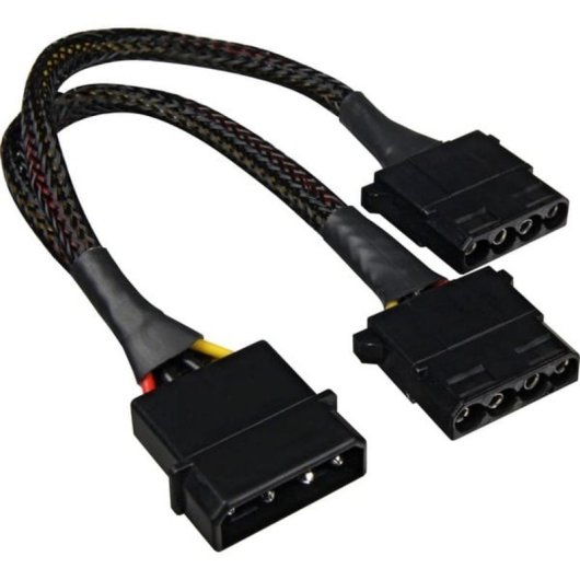 Câble d'alimentation Y Sharkoon 4Pin 5.25" - 2x mâle/femelle