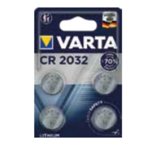 Pilha Botão Varta CR2032 Lítio 3V Pacote 4 unidades