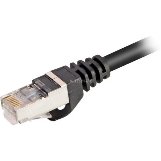 Cable de red Sharkoon RJ45 Cat.6 SFTP 20 metros negro