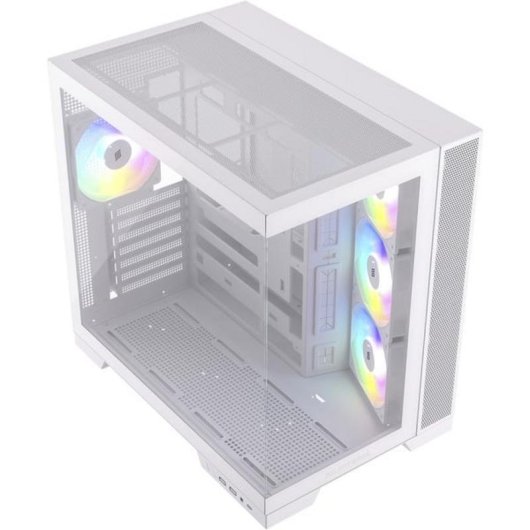 Caja PC Silentware View A-RGB Blanca Torre Midi ATX Panel Cristal