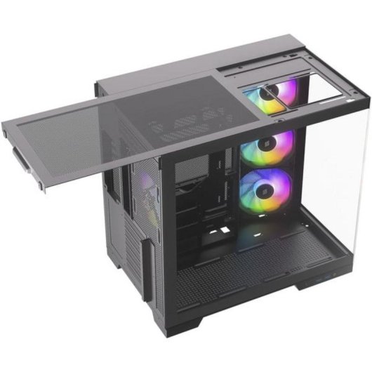 Caja PC Silentware View A-RGB Torre Midi ATX RGB con panel de vidrio
