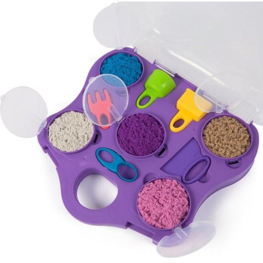 Jogo de Areia Kinetic Sand Colour Play Spin Master