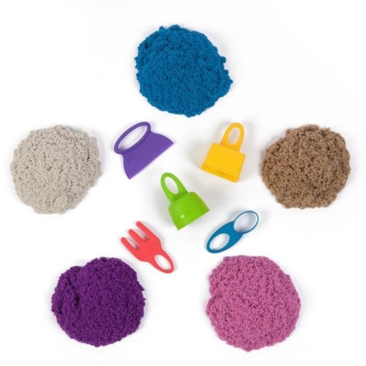Jogo de Areia Kinetic Sand Colour Play Spin Master