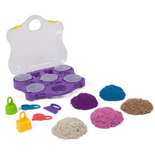 Jogo de Areia Kinetic Sand Colour Play Spin Master
