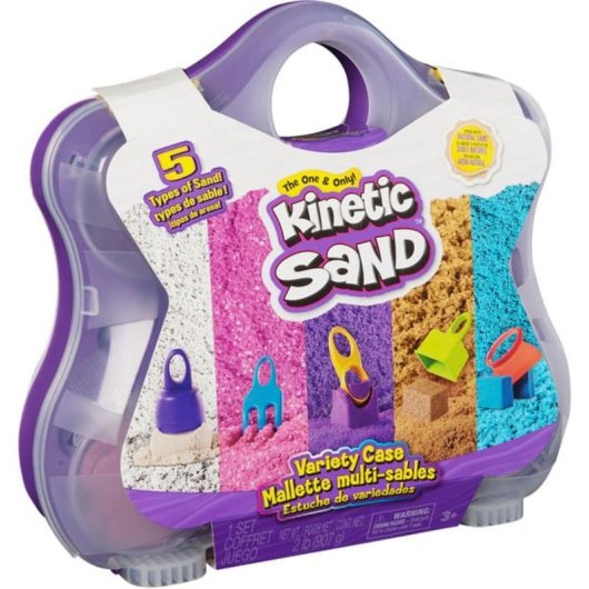 Jogo de Areia Kinetic Sand Colour Play Spin Master