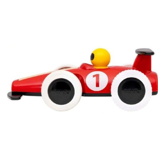Coche de Carreras BRIO con Motor Pull-Back para Niños