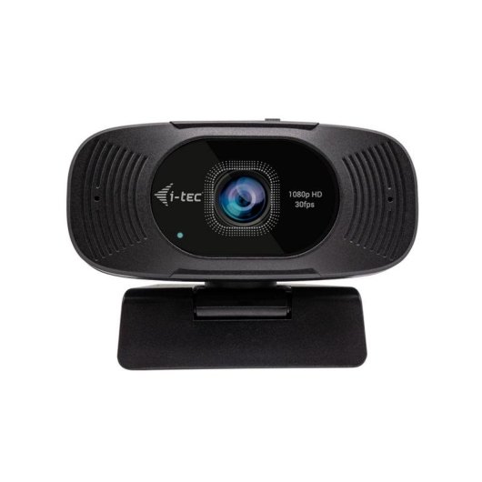 Cámara web i-tec SOLOMON 200 Full HD 1080p con micrófonos y obturador de privacidad