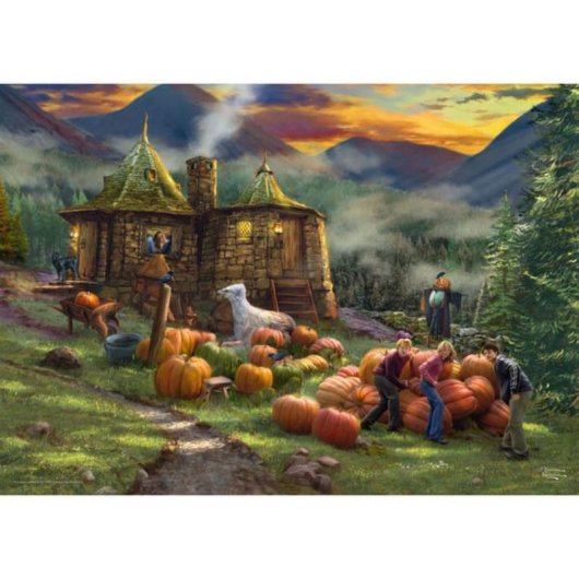 Puzzle Schmidt Spiele Thomas Kinkade La Cabane de Hagrid 1000 Pièces