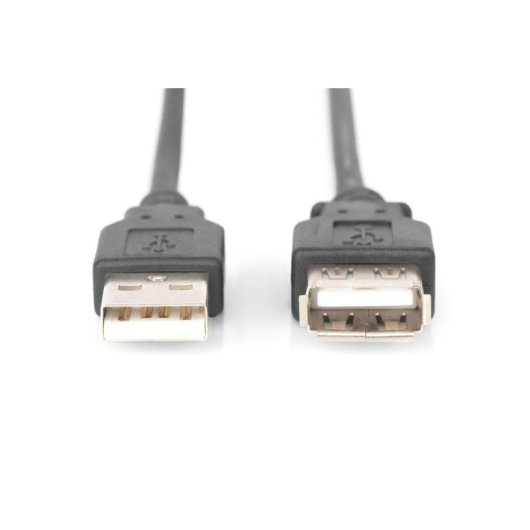 Digitus AK-300202-018-S USB-A Verlängerungskabel 2.0 1,8 m Schwarz