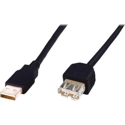 Digitus AK-300202-018-S USB-A Verlängerungskabel 2.0 1,8 m Schwarz
