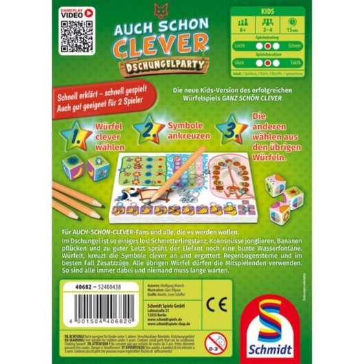 Jeu de société Schmidt Spiele Ya listo Fiesta en la jungle (2-4 joueurs)