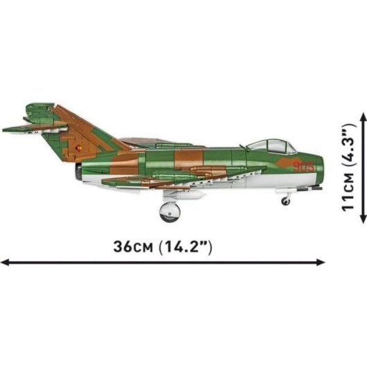 COBI Lim-5 MiG-17F East Germany Air Force COBI-5825 575 pièces