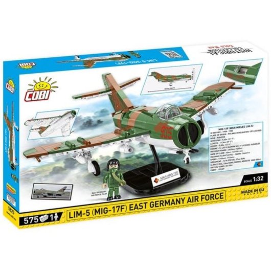 COBI Lim-5 MiG-17F East Germany Air Force COBI-5825 575 pièces