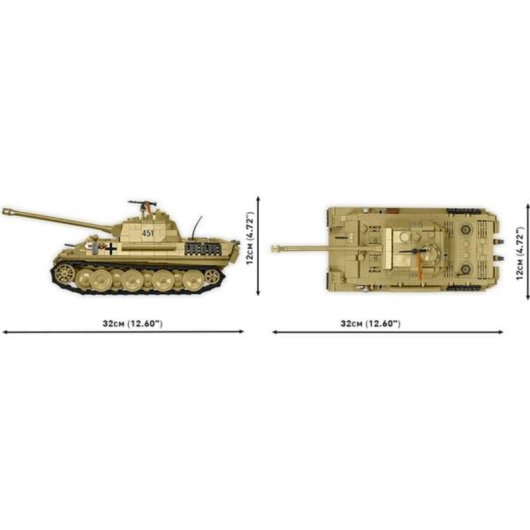 COBI Panzer V Panther Ausf G Pudel COBI-2655 1133 peças