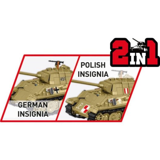 COBI Panzer V Panther Ausf G Pudel COBI-2655 1133 peças