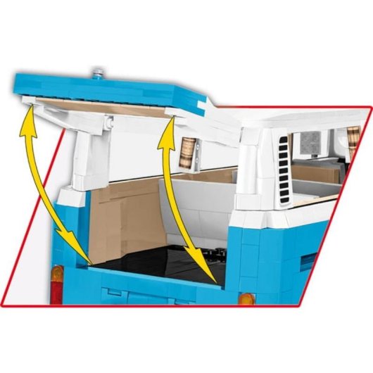 COBI Volkswagen T2b Bus COBI-24362 2366 Teile