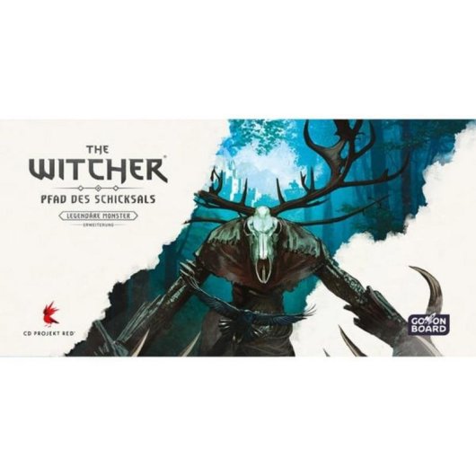 Expansión de juego de mesa Asmodee The Witcher Camino del Destino Monstruos Legendarios para 1-5 jugadores