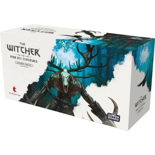 Expansión de juego de mesa Asmodee The Witcher Camino del Destino Monstruos Legendarios para 1-5 jugadores