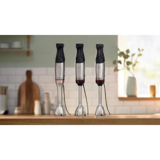 Mixer imersível Bosch Serie 6 MSM6M830 1200W Aço inoxidável