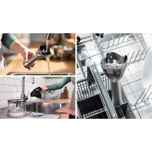 Mixer imersível Bosch Serie 6 MSM6M830 1200W Aço inoxidável