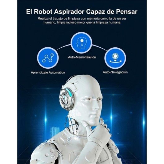 Aspirapolvere Robot Liectroux M7spro 4000Pa 2h Autonomia WiFi App Nero