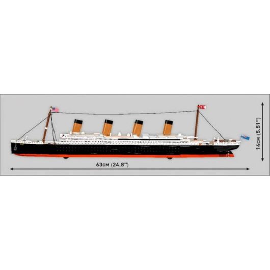 COBI R.M.S. Titanic Bausatz COBI-1688 848 Teile