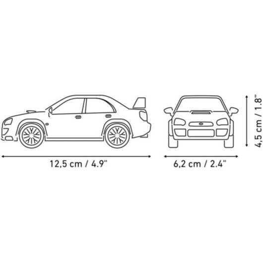 COBI Juegos de construcción Subaru Impreza WRC 2004 COBI-24652 206 piezas