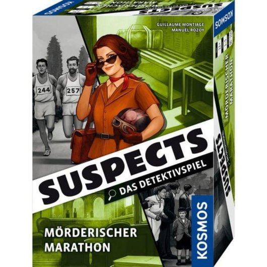 Jeu de cartes KOSMOS Suspects: Marathon Assassin coopératif 1-5 joueurs