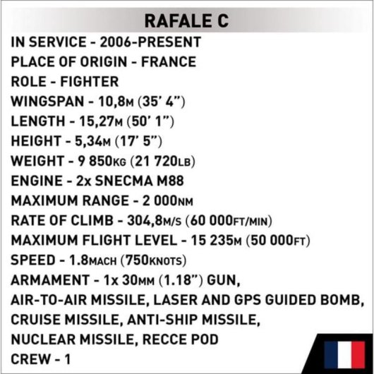 COBI Rafale C COBI-5901 551 Teile