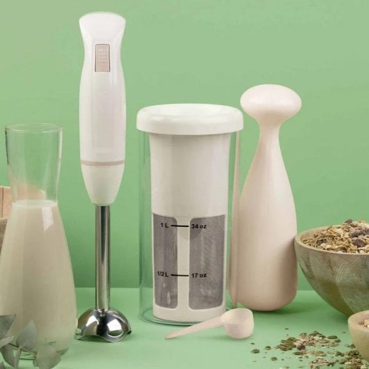 Frullatore Jata JELV2350 400W 1L Bianco per Latte Vegetale