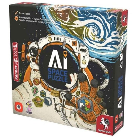 Brettspiel Pegasus A.I. Space Puzzle kooperativ 2-5 Spieler