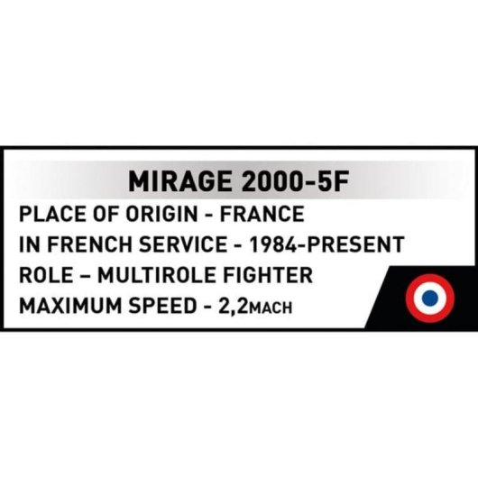 COBI Streitkräfte Mirage 2000-5F 5917 494 Teile