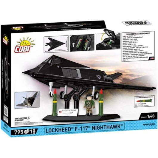 COBI Lockheed F-117 Nighthawk Konstruktionsspiel COBI-5903 795 Teile