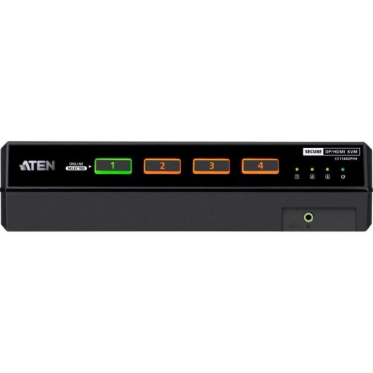Commutateur KVM ATEN CS1144DPH4 4 Ports 5K DisplayPort/HDMI Double Moniteur