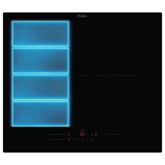 Placa de inducción Haier HAIFS63MB1BB 3 zonas flexibles control táctil