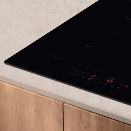 Placa de inducción Haier HAIFS63MB1BB 3 zonas flexibles control táctil